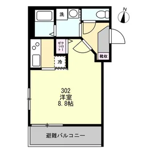 コスモリーヴ茅ヶ崎【3階】の間取り