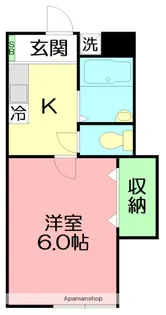 ハピネスハイム上星川【2階】の間取り