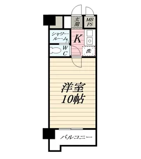 スミノ藤沢【5階】の間取り