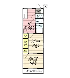 波まちテラス【2階】の間取り