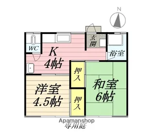 ともえ荘【1階】の間取り