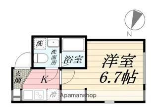 COAST TERRACE 中海岸【1階】の間取り
