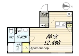 CORAL茅ヶ崎【1階】の間取り