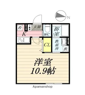 CORAL茅ヶ崎【1階】の間取り