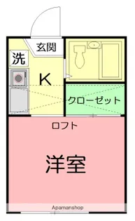 カーサ鵠沼【1階】の間取り