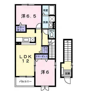 サニーヒルズⅡ【2階】の間取り