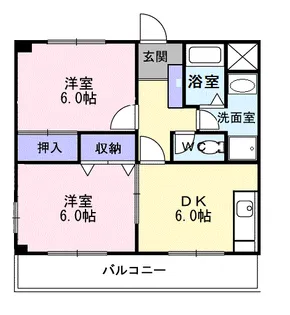 ラフィネ湘南【2階】の間取り