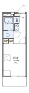 レオパレスフォレット湘南【1階】の間取り