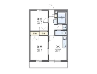 レオパレスIZUMI Ⅰ【3階】の間取り