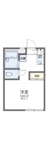 レオパレスフラワーヴェイル【1階】の間取り