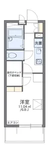 レオパレスオリビア【304号室】の間取り