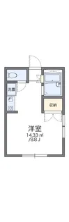レオパレス中町【2階】の間取り
