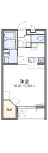 レオパレスエグゼ Ⅱ【301号室】の間取り