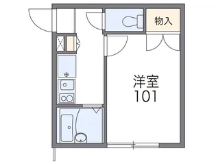 レオパレスファナーリ【1階】の間取り