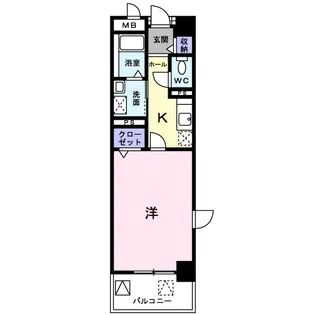 桜並木パークマンション【1階】の間取り