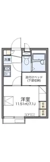 レオパレスストリームⅡ【2階】の間取り
