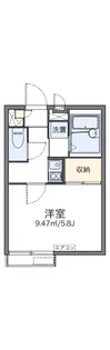 レオパレスSKY【2階】の間取り