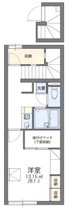 レオパレスカサグランデ【2階】の間取り