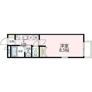 リバーサイド イズミ【105号室号室】の間取り