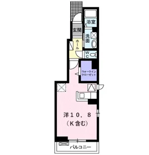 ミルト ブリーゼ【1階】の間取り