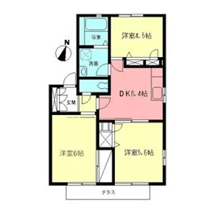 プレミールA【101号室】の間取り