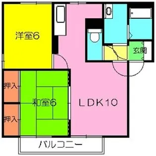エミネンスSAKAI【1階】の間取り