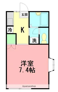 第2プリンスハイツ【1階】の間取り