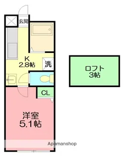 ラヴィータ湘南【2階】の間取り
