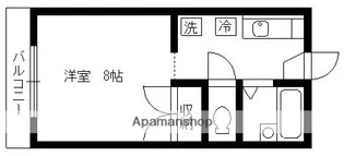 メゾンボナール【2階】の間取り