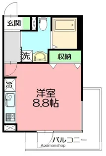 ライフゾーン藤沢【5階】の間取り