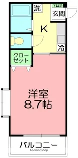 プレジィール【2階】の間取り
