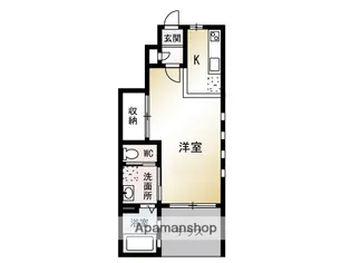 アクアリオ小田原【1階】の間取り