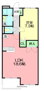 メゾン・ソレイユ【3階】の間取り