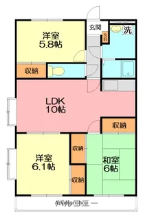 グランドール湘南【4階】の間取り
