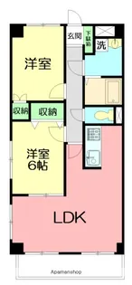 クレール見取【4階】の間取り