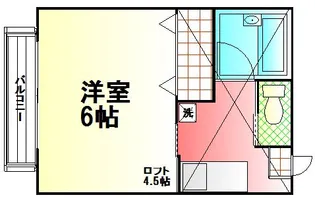 トランベール秦野【1階】の間取り