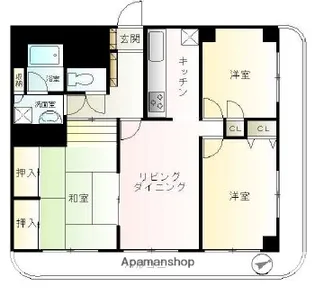 クレール湘南【5階】の間取り