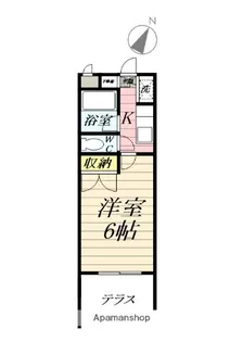 ユースフル伊勢原【1階】の間取り