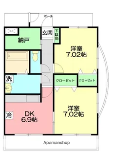 ペイサージュ【1階】の間取り