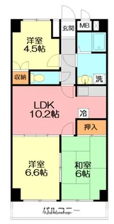 ヴェルドミール湘南平塚【3階】の間取り