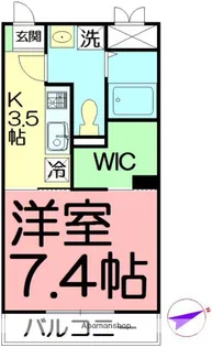 ラピスリーオ【3階】の間取り