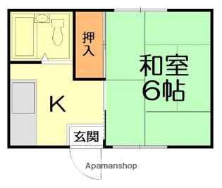 高田ハウス【1階】の間取り