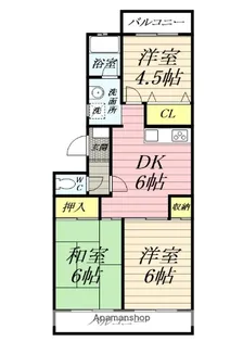 湘南エミネンス【1階】の間取り