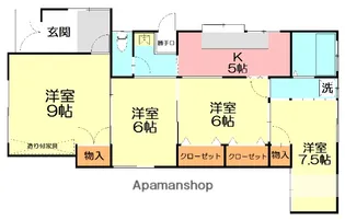 神奈川県藤沢市鵠沼松が岡4丁目【一戸建】の間取り
