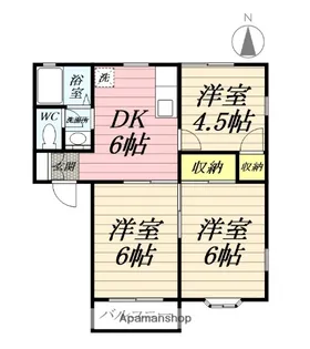 フォレデプラージ【2階】の間取り