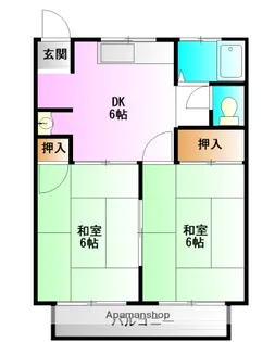 ハイホーム大森【1階】の間取り