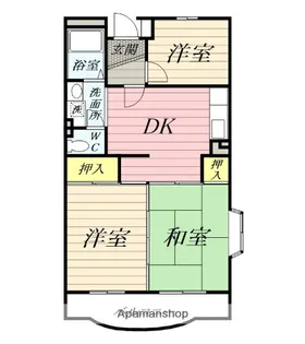 城山松本マンション【3階】の間取り