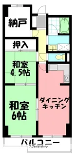 ソシエ弐番館【4階】の間取り