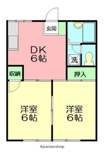 グリーンコーポ【2階】の間取り