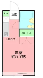 クレア湘南【2階】の間取り